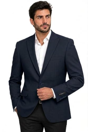 Men's Linen Blazer - Navy | Linen, navy color