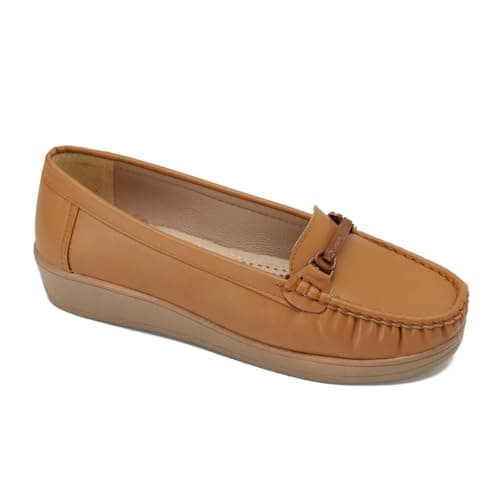 grinta womens N1GO6001-Grey Loafer Shoes