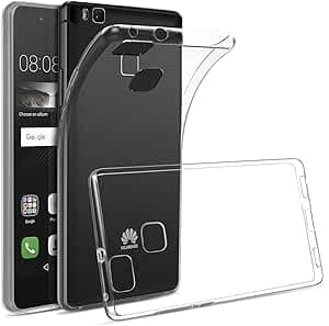 Case Compatible with Huawei P9 Lite, Case Crystal Clear Soft TPU Gel Case Flexible Silicone Anti-Scratch Camera Protection Transparent TPU Cover - Clear