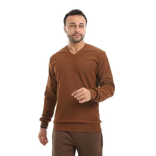 Red Circle Mens T-Shirt V neck T-Shirt V neck