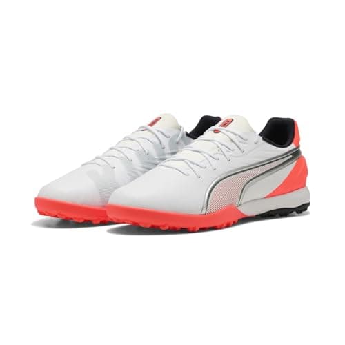 PUMA unisex-adult King Match Tt,Puma White-Puma Silver-Glo Shoes