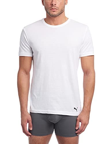 PUMA mens Men's 3 Pack Crew Neck T-shirts Undershirt (pack of 3)