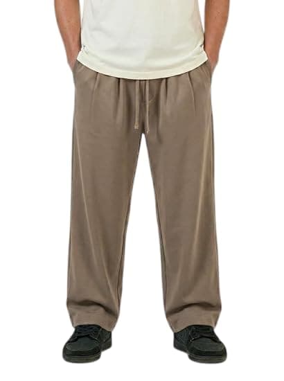 Chertex 1177 Pleated Relaxed Sweatpants Pants