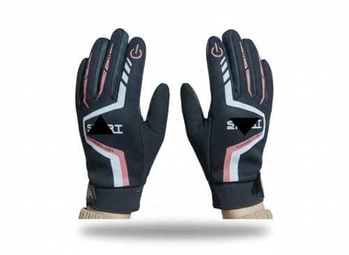 Cycling Gloves for Men and Women Anti-Slip Windproof Cycling Gloves for Cycling Hiking Climbing Outdoor Activities (One Size) - Suitable for Touch Screen - SACAR
