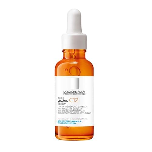 La Roche Posay Pure Vitamin C12 Serum, Anti-Ageing Care with 12% Vitamin C, Regenerating Anti-Wrinkle Facial Care, Firming, Brightening and Antioxidant, Against Pigment Spots, 30 ml Skin serum