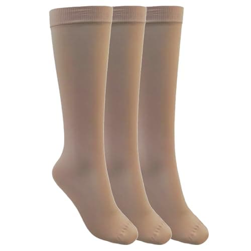 Silvy Womens Set Of 3 Pieces Opaque Socks knee-High Opaque Socks knee-High Set Of 3 Pieces (pack of 1)