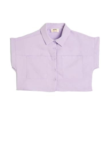 KOTON Girls SHIRTS SS WOVEN TOPS (pack of 1)