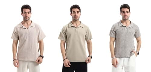 Red Circle Mens Bundle of 3 Ivory Dune Relaxed T-Shirt Bundle of 3 Ivory Dune Relaxed T-Shirt Outerwear