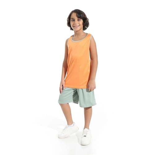 CAESAR - سيزر Boys Boys' 2-piece tracksuit, T-shirt and shorts Boys' 2-piece tracksuit, T-shirt and shorts Coordinated outfit