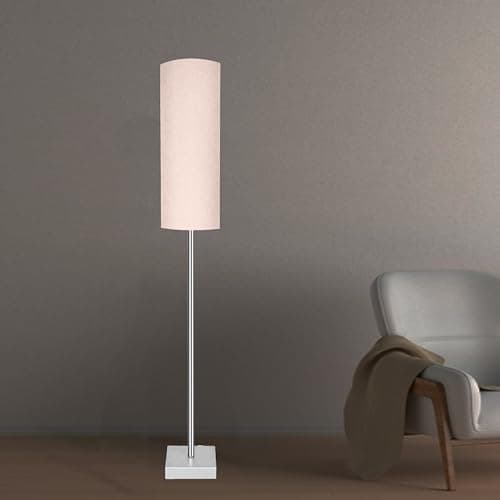 El Rawda RL-FL-M-019 Floor Lamp Metal Base Modern And Elegant High Quality For Living Room Or Bedroom - Beige