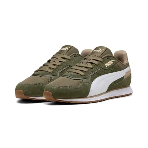 PUMA unisex-adult Softride St Miler Sd,Loden Green-Puma Wh Low Boot