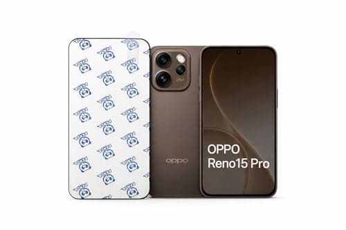 PANDA+ Tempered Glass Screen Protector For Reno 15 Pro, Clear