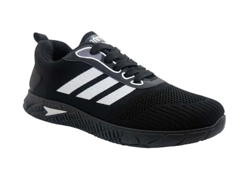 216340-2363400201-45 Vinitto Men Sports Sneakers Lace-Up Athletic Shoes Size 45 - Black