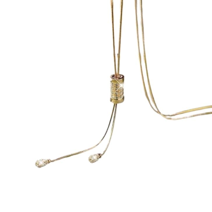Elegant Women's Stainless Steel Necklace Waterproof Rustproof Jewelry Chain