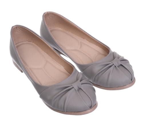 B&W womens B&W-W096-Grey Sneaker