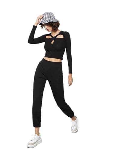LC WAIKIKI Women Elasticated Waist Plain Jogger Sweatpants