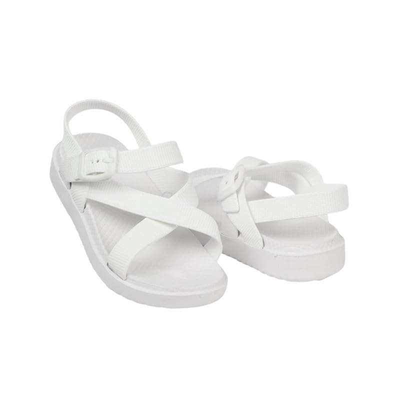 Eva Flat Youth Sandal 1201 White 45