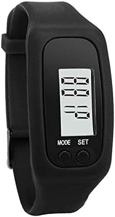 LCD Digital Fitness Watch with Step Counter Calorie Tracker and Sport Strap