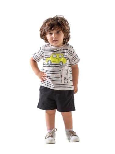 Sotra Baby & Kids Pajama Set, Comfortable Cotton Sleepwear for Boys and Girls - Style 21408