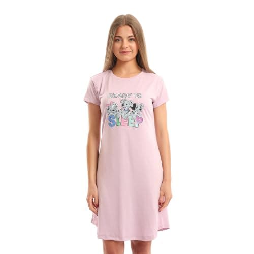 Andora Womens Short Sleeves Printed Comfy Sleep Shirt (pack of 1)