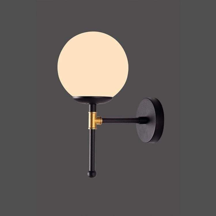 Generic Wall Sconce 1 Bulb Without Bulbs 25 * 15 * 25 cm Black and Gold EGL$P2 EGL$P200