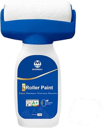 500g White Ready-to-Use Wall Repair Paint Roller for Scratches & Cracks, Versatile Filler for Walls, Ceramic, Furniture