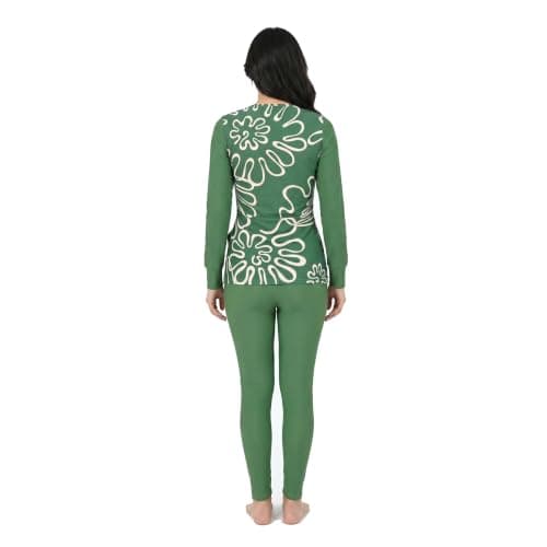 AEROBIRD Womens BURKINI FULL SET Rash Guard Set (pack of 1) Swimwear