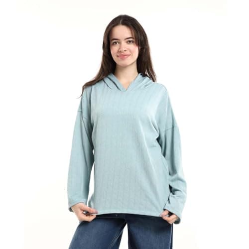 Red Circle Womens Comfortable Casual Long Sleeve Sweatshirt Comfortable Casual Long Sleeve Sweatshirt Outerwear