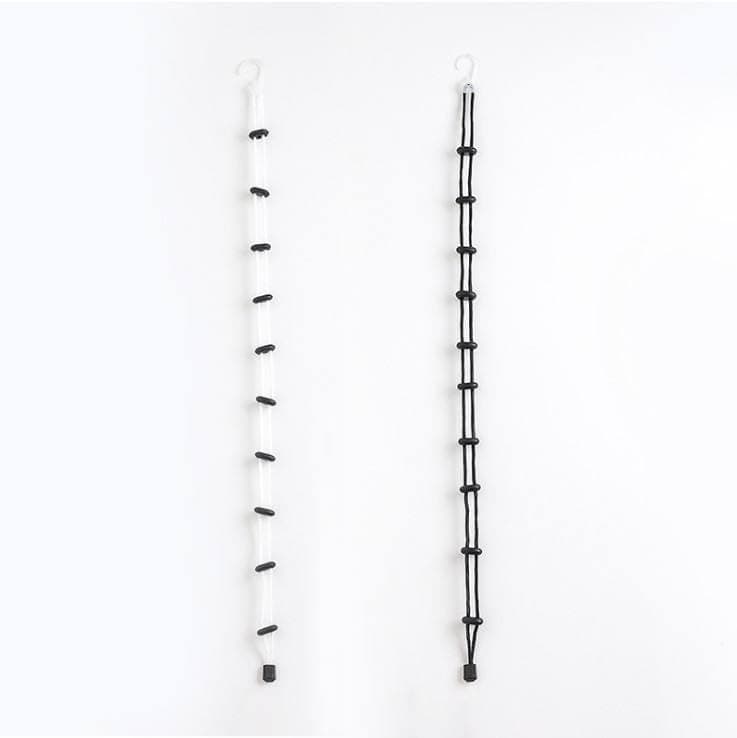 Sock Organizer for Laundry and Drying Hanging Sock Sorter for Washing Machine and Dryer Prevents Lost Socks Multi-Use Socks Storage Rack Chain