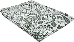 Coverlet Egyptian Cotton Single Size, Green Blanket
