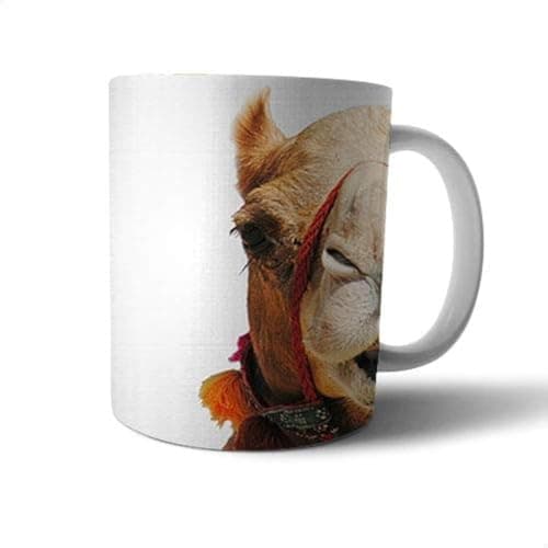 Ceramic Camel Print Mug - Multi Color Drinking cup