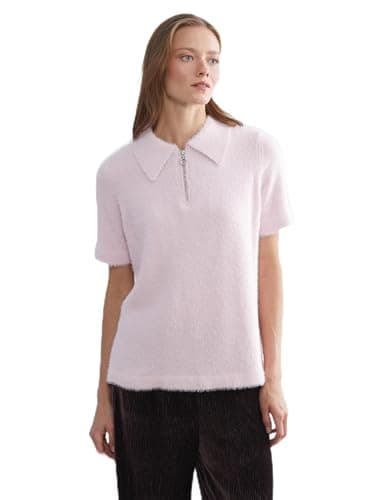 LC WAIKIKI Woman Polo Neck Women's Plush Knit Sweater