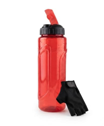Aqua Sport 2 BPA-Free Water Bottle 1.2L, Multi-Colour | Flip-Top Lid, Gym & Travel Use, 22.5 x 8.5 cm, Random Colour, Textured Grip