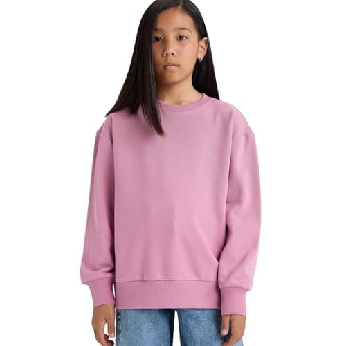 DeFacto Girls Casual Relax Fit Crew Neck Long Sleeve Knitted Sweat Shirt A2797A8 Sweat Shirt (pack of 1) Sweatshirt