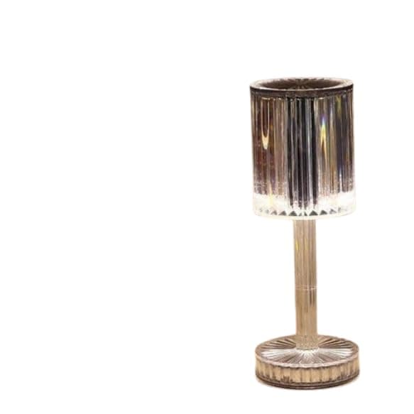 أباجورة أكريليك متعددة الألوان قابلة للشحن USB – ريموت تحكم و3 مستويات إضاءة مع زر تاتش Lamp