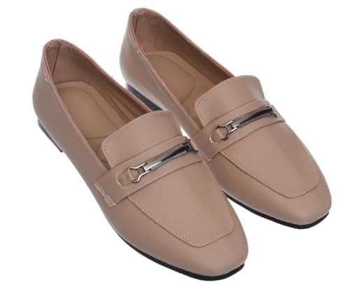 B&W womens B&W-W090-Beige Sneaker