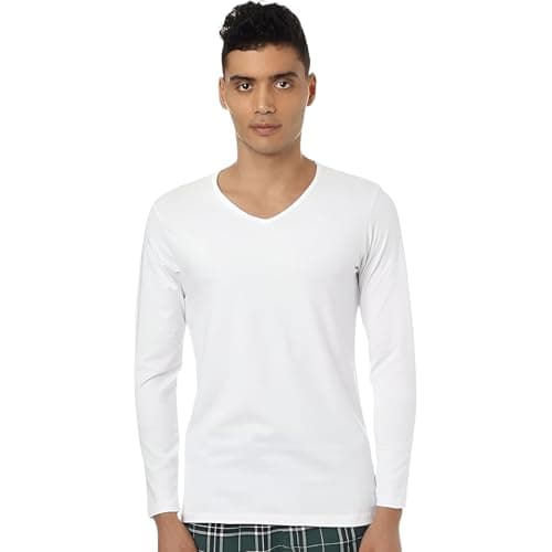 Cool Mens Long Sleeves V Neck Undershirt Base Layer Top (pack of 1)