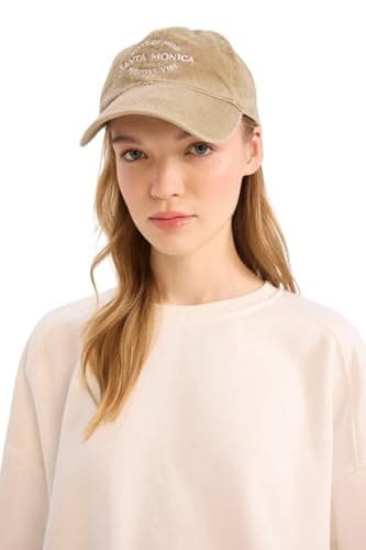 DeFacto Woman Casual Hats/Berets/Gloves Hat B7195AX,Yellow Standard
