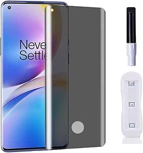 Privacy Screen Protector (Compatible with Huawei P50 Pro) Screen Protector UV Glass 28° Anti Spy Protector Anti Fingerprint Anti Oil Smooth Touch Fast Fingerprint Response