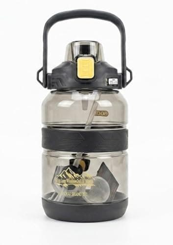 Generic Imported Water Bottle, 2L capacity, multi-color, modern sports design, ideal for gym and workouts, leak-proof and BPA-free for safe use.