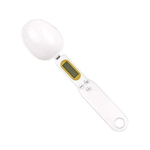 Kitchen Electronic Spoon Weight Scale Gram Digital White