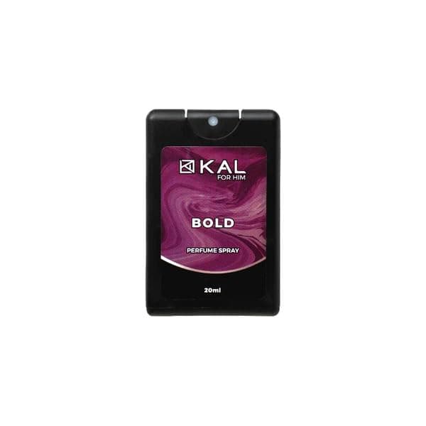 Kaline Perfume spray bottle Bold With Jasmine Scent, 20 ml - Black Purple Personal fragrance