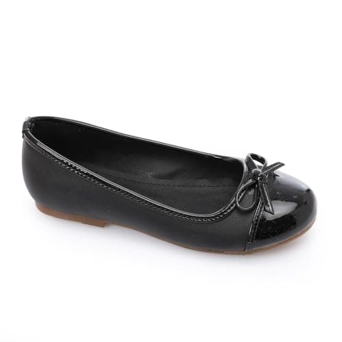 Patent Bow Mary Jane Ballet Flat | Girls Leather Shoes Soft Casual Shoes.