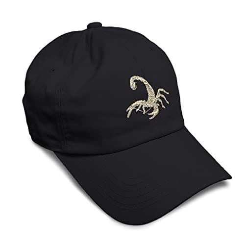 Soft Baseball Cap Scorpions Embroidery Animals Wild Dad Hats for Men & Women