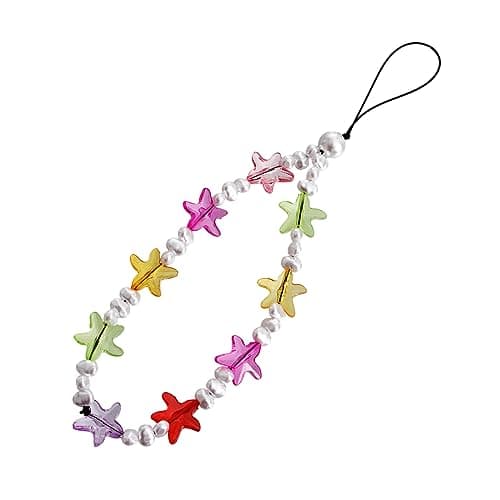 scicent Phone Charm Beaded Mobile Phone String Phone Accessories for Women Girls