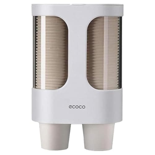 ecoco Cups Dispenser - White Cup holder