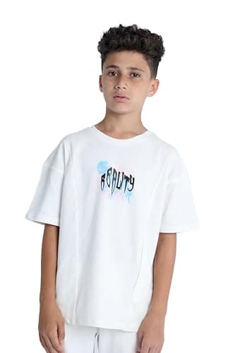 junior Boys Printed Short Sleeves T-Shirt T-Shirt (pack of 1)