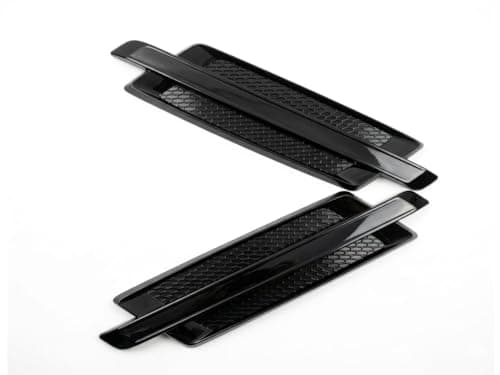 Car Air Flow Side Sticker - Decoration Accessories Chrome Air Vent Decoration - Silicone (2pcs) - SA CAR Sticker decal