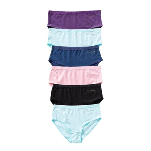 King Merryland Pack of 6 Premium Cotton Padded Brief Panties Underwear for Women Underpants