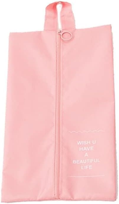Portable Travel Shoe Storage Bag Zippered Organizer Pouch for Footwear and Underwear Multiuse 36 x 22 cm Carrier for Trips and Daily Home Use